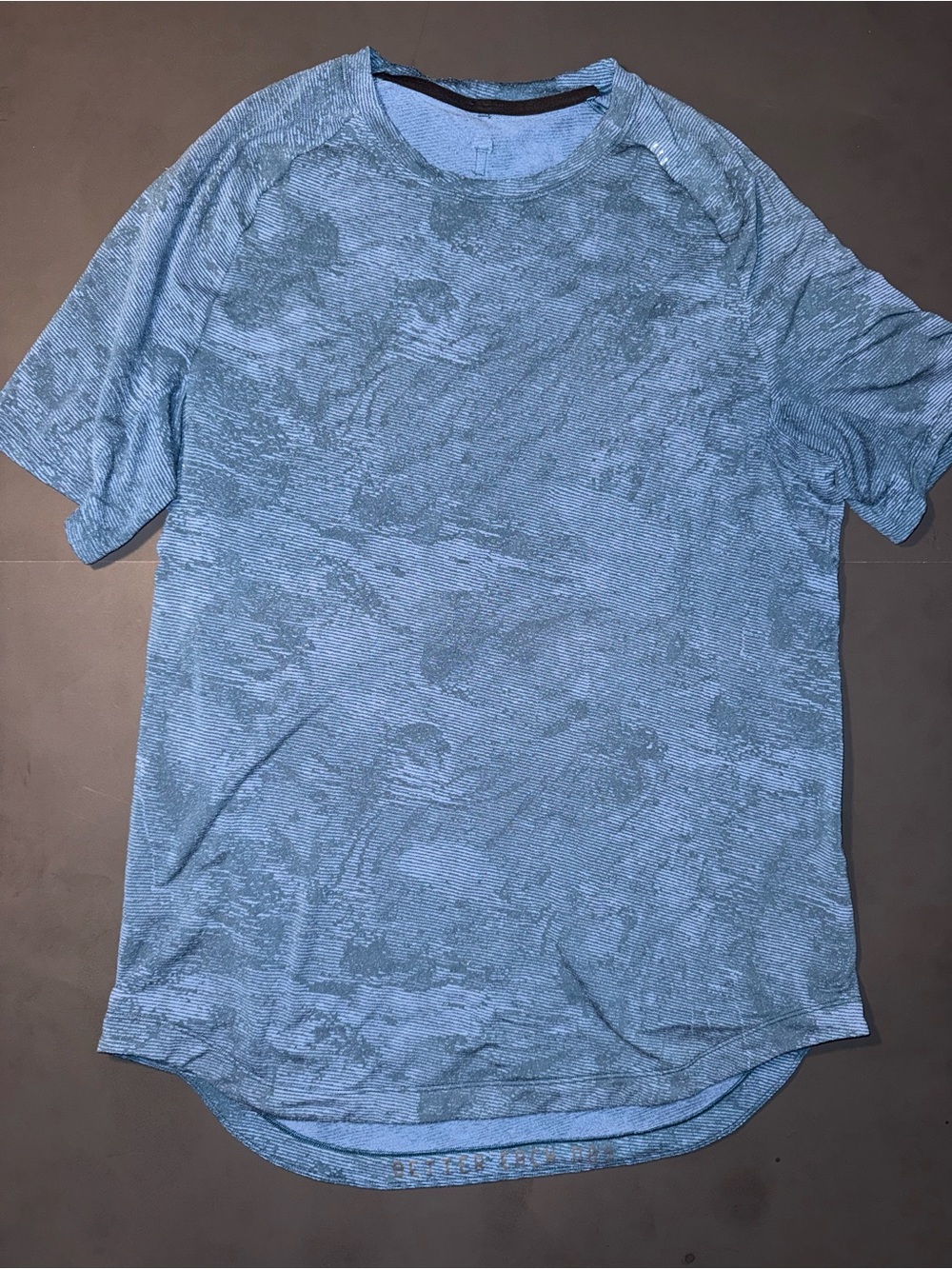 lululemon athletica Light Blue Short-Sleeve Crew Tee